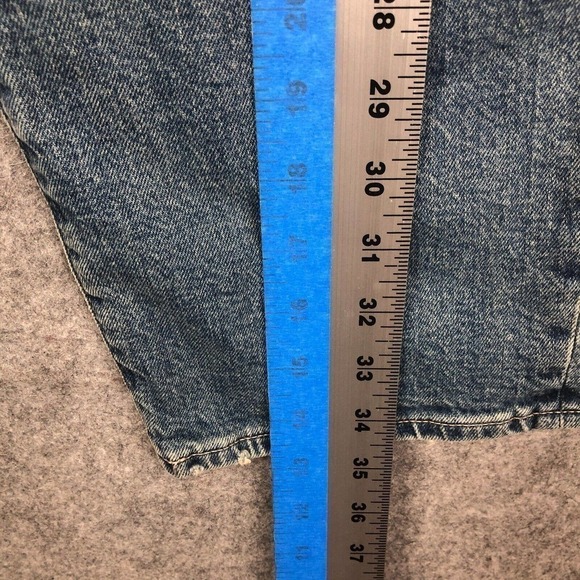 J. Crew Slim Boyfriend Denim Jean in Tinted Indigo Wash Blue BB475 Size 31P - Picture 11 of 14